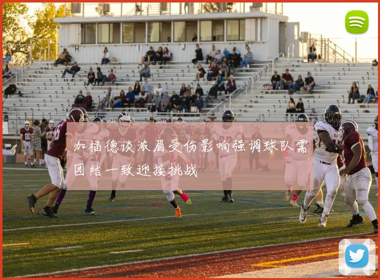 加福德谈浓眉受伤影响强调球队需团结一致迎接挑战